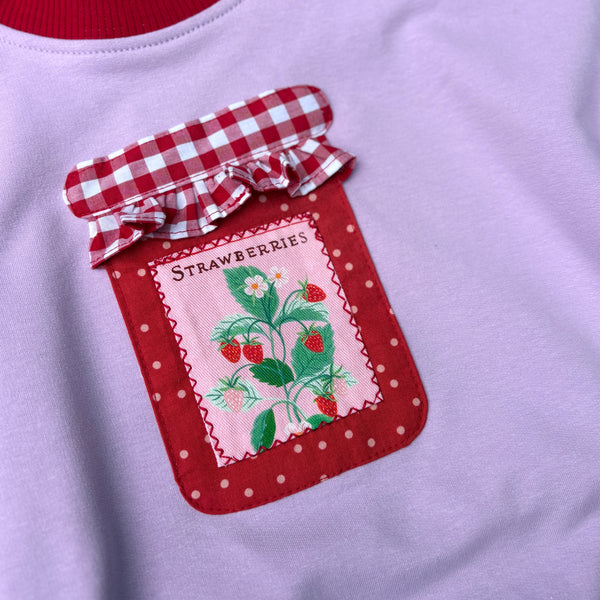 Strawberry jam sweater - lilac