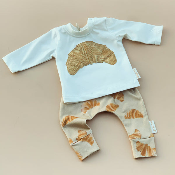 CROISSANT  baby long sleeve top