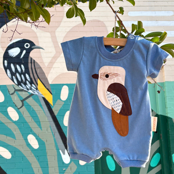 KOOKABURRA summer onesie blue