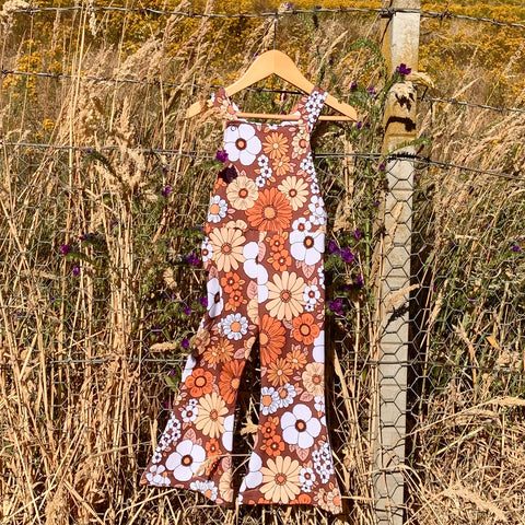 bell overalls - wanderer floral