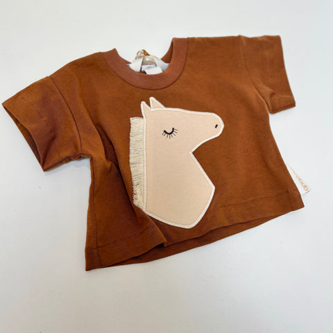 Horsie baby tee