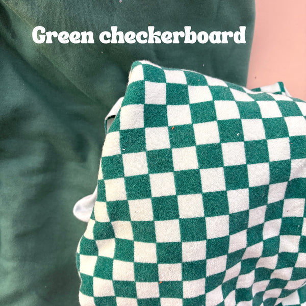 green CUSTOM LETTER SWEATER pre-order
