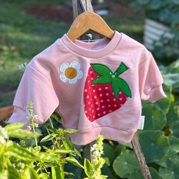 STRAWBERRY baggy jumper