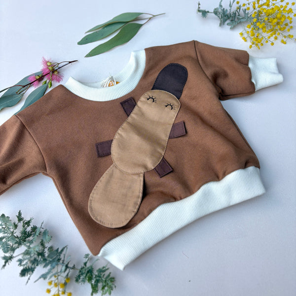 PLATYPUS baby sweater