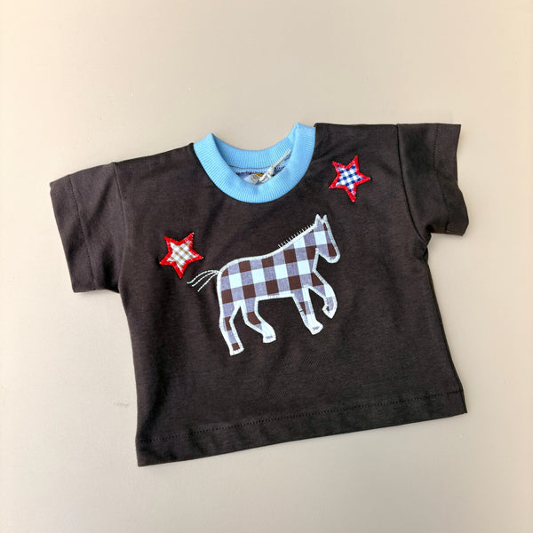 STAR horse baby tee