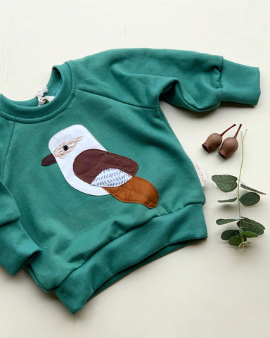 dark green KOOKABURRA sweater