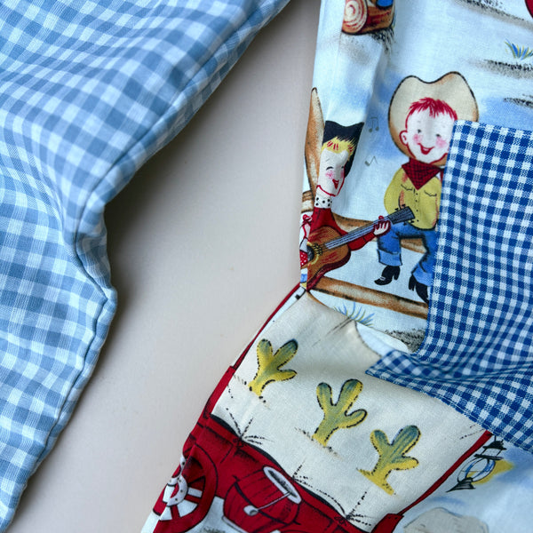 REVERSIBLE play pants - COWBOY & TOOLS