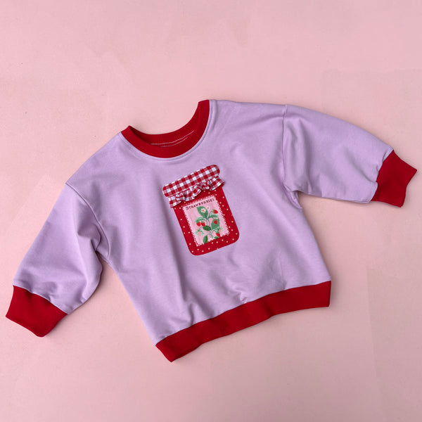 Strawberry jam sweater - lilac