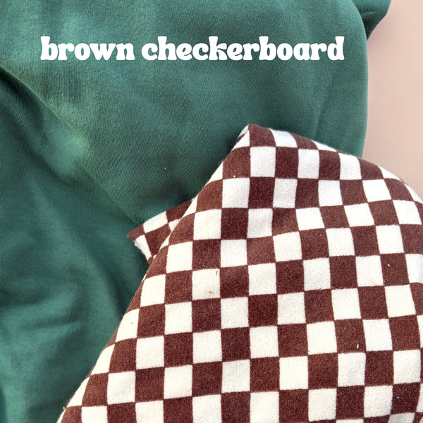 green CUSTOM LETTER SWEATER pre-order