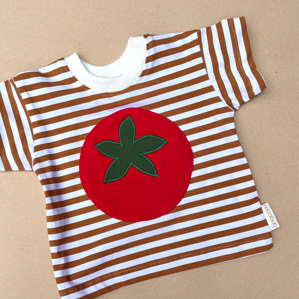 TOMATO stripe tee - sizes 1-5
