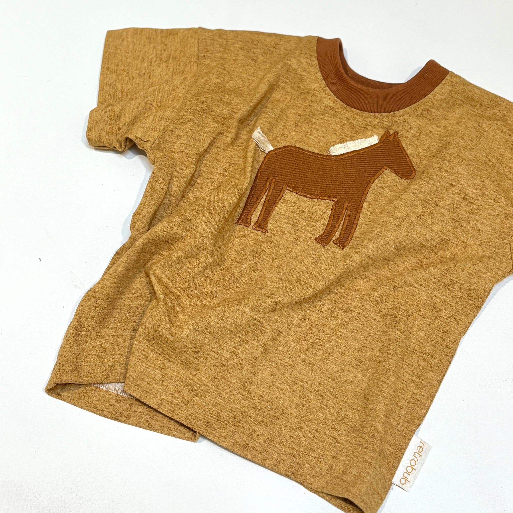 Wild Brumbies tee in goldenrod- sizes 1-5