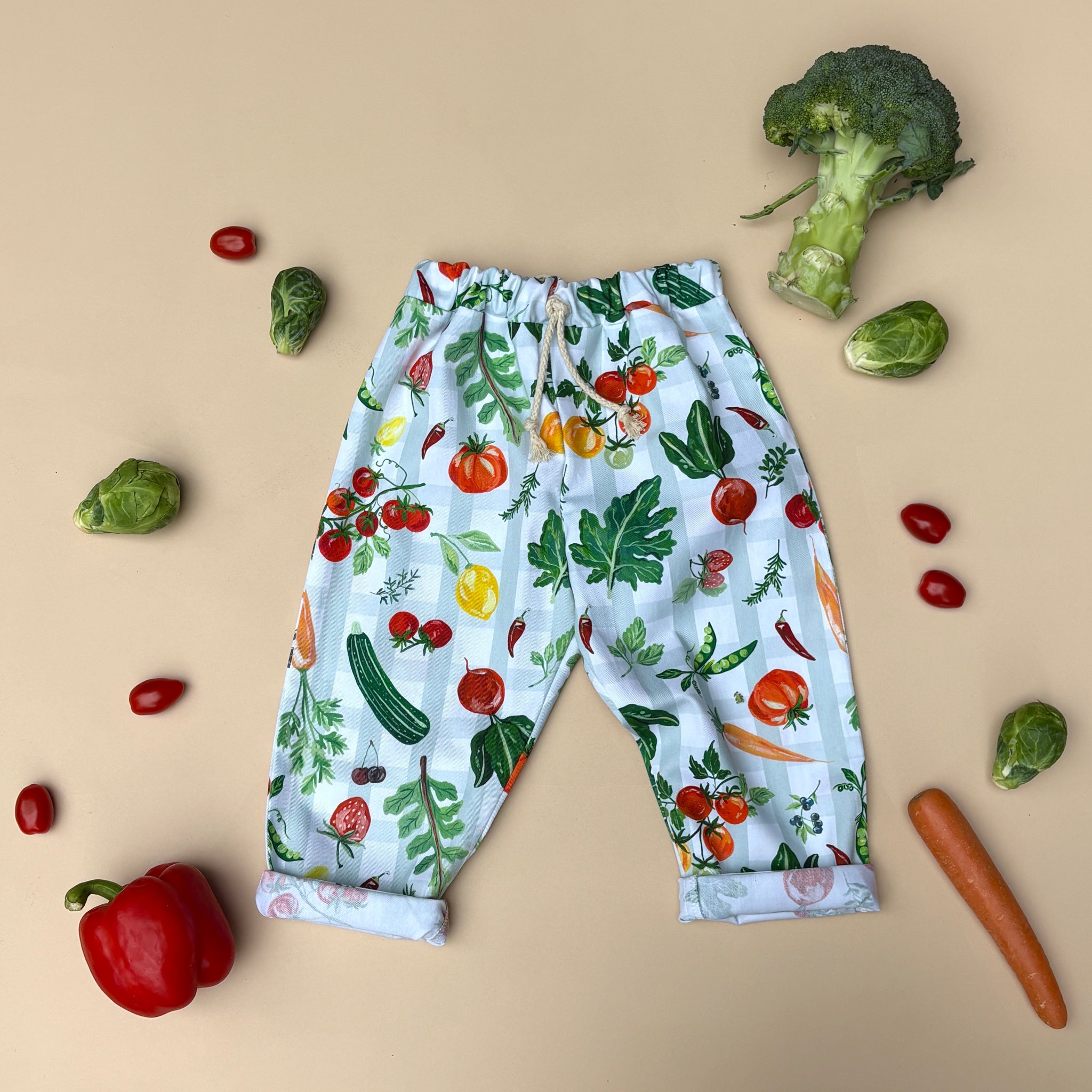 VEGGIES pop-on pants