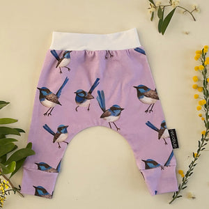 FAIRYWREN baby leggings lilac