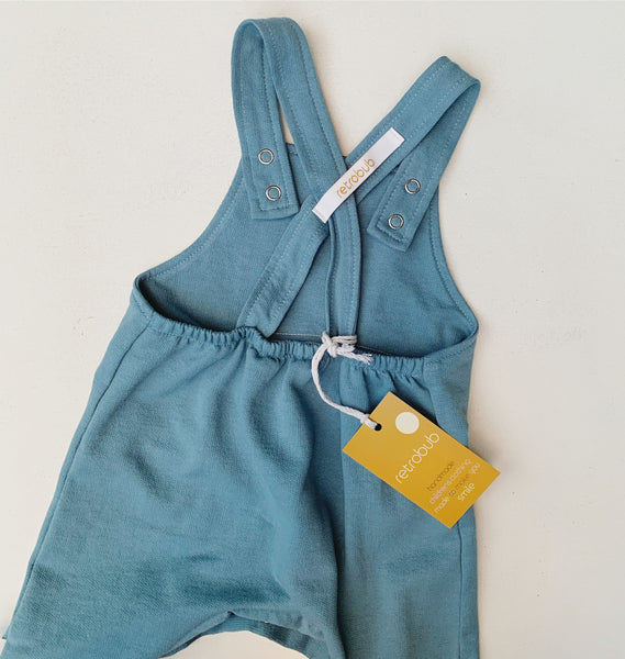 KOOKABURRA baby overalls (dusky blue)