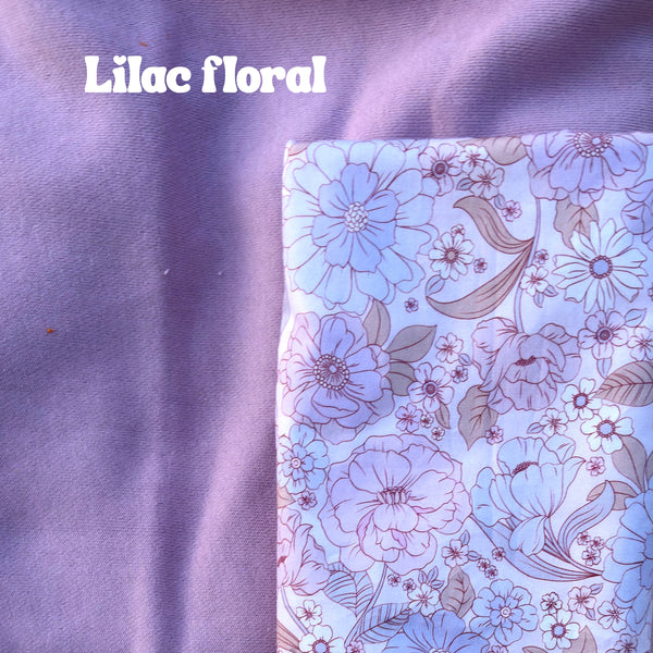 lilac CUSTOM LETTER SWEATER pre-order
