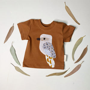 caramel KOOKABURRA baby tee