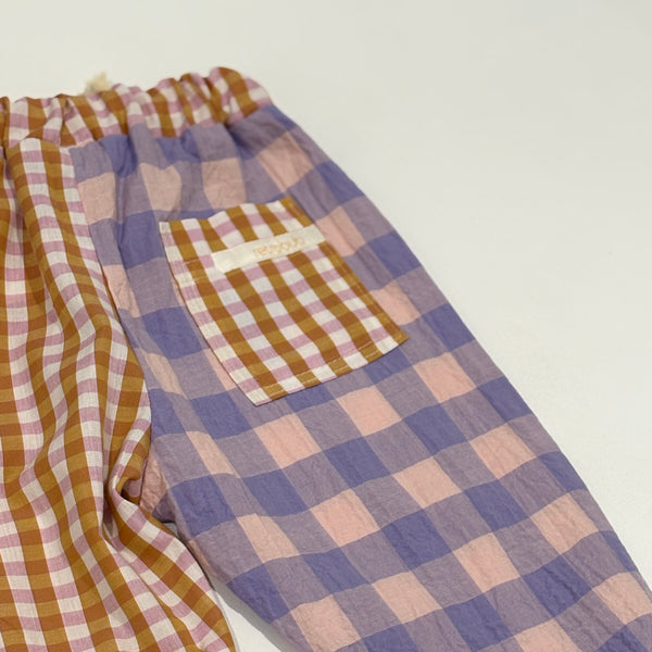 PLAY pants - pink gingham