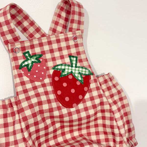 Strawberry fields romper