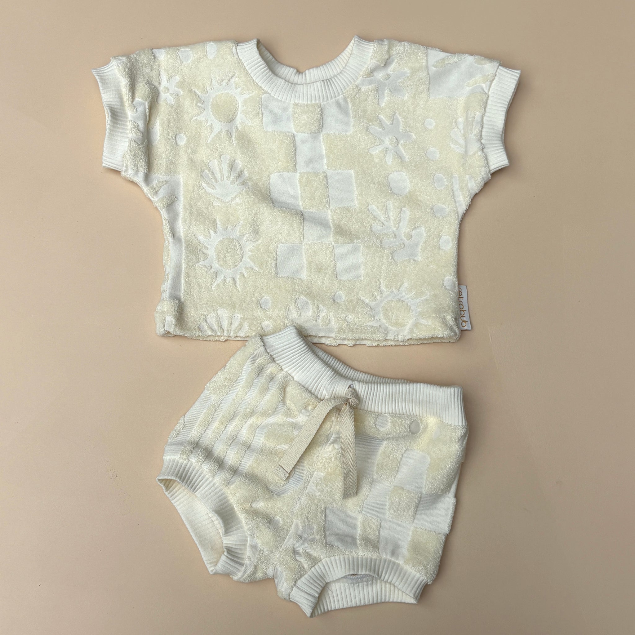 HOLIDAY towelling BABY set