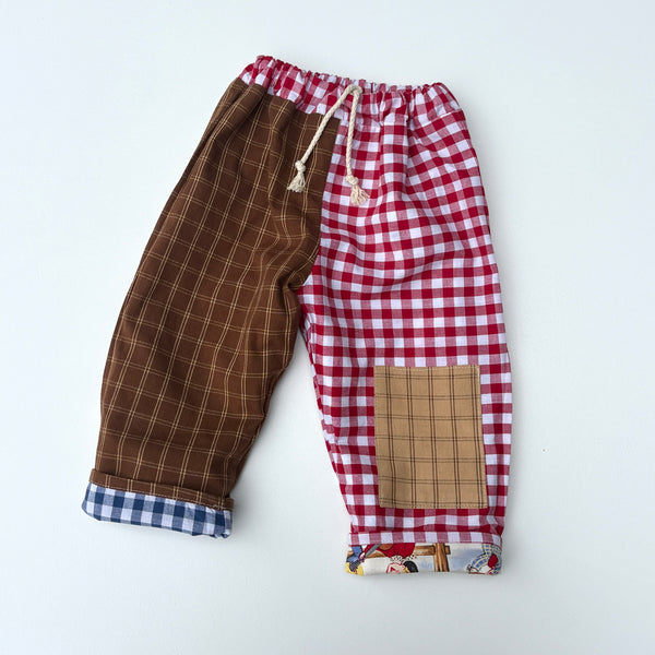 REVERSIBLE play pants -size 2 cowboys