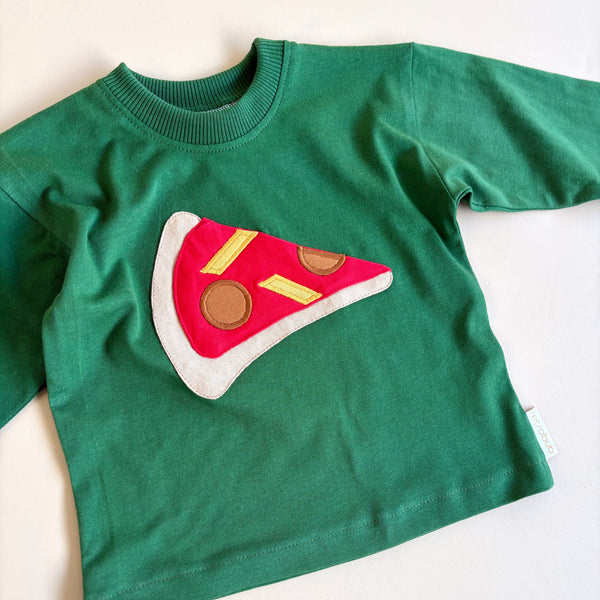 PEPPERONI PIZZA long sleeve baggy top sizes 1-5
