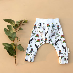 RAINBOW LORIKEET harem baby leggings