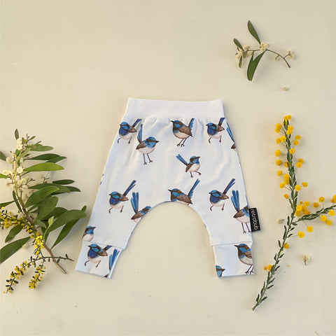 FAIRYWREN baby leggings white