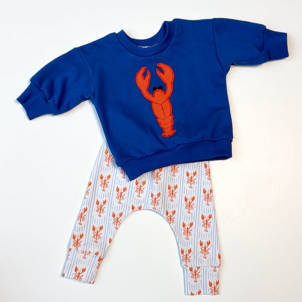 Lobster baby sweater