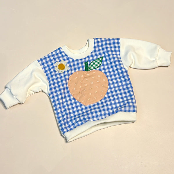 quilted PEACHES baggy sweater