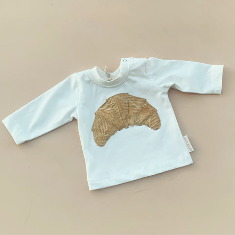 CROISSANT  baby long sleeve top