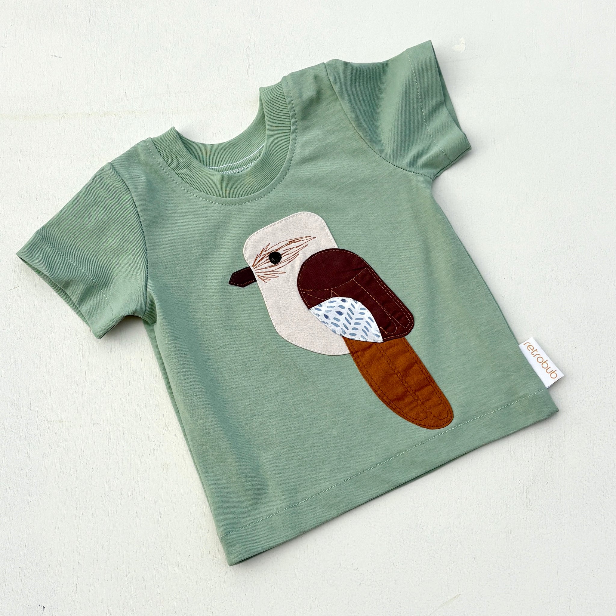 KOOKABURRA tee green - sizes 1-5