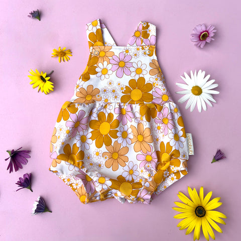 RETRO DAISY bubble romper