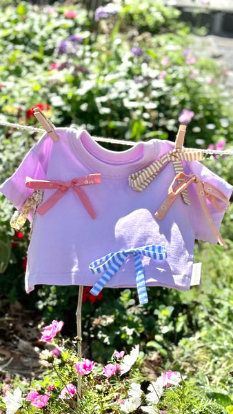 BOWS tshirt - lilac