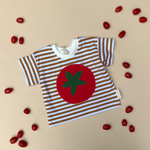 TOMATO stripe tee - sizes 1-5
