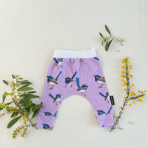 FAIRYWREN baby leggings lilac