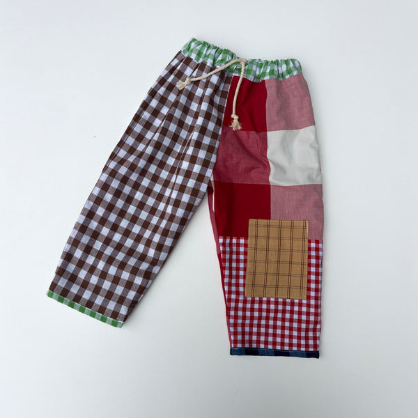 REVERSIBLE play pants -size 2 checks