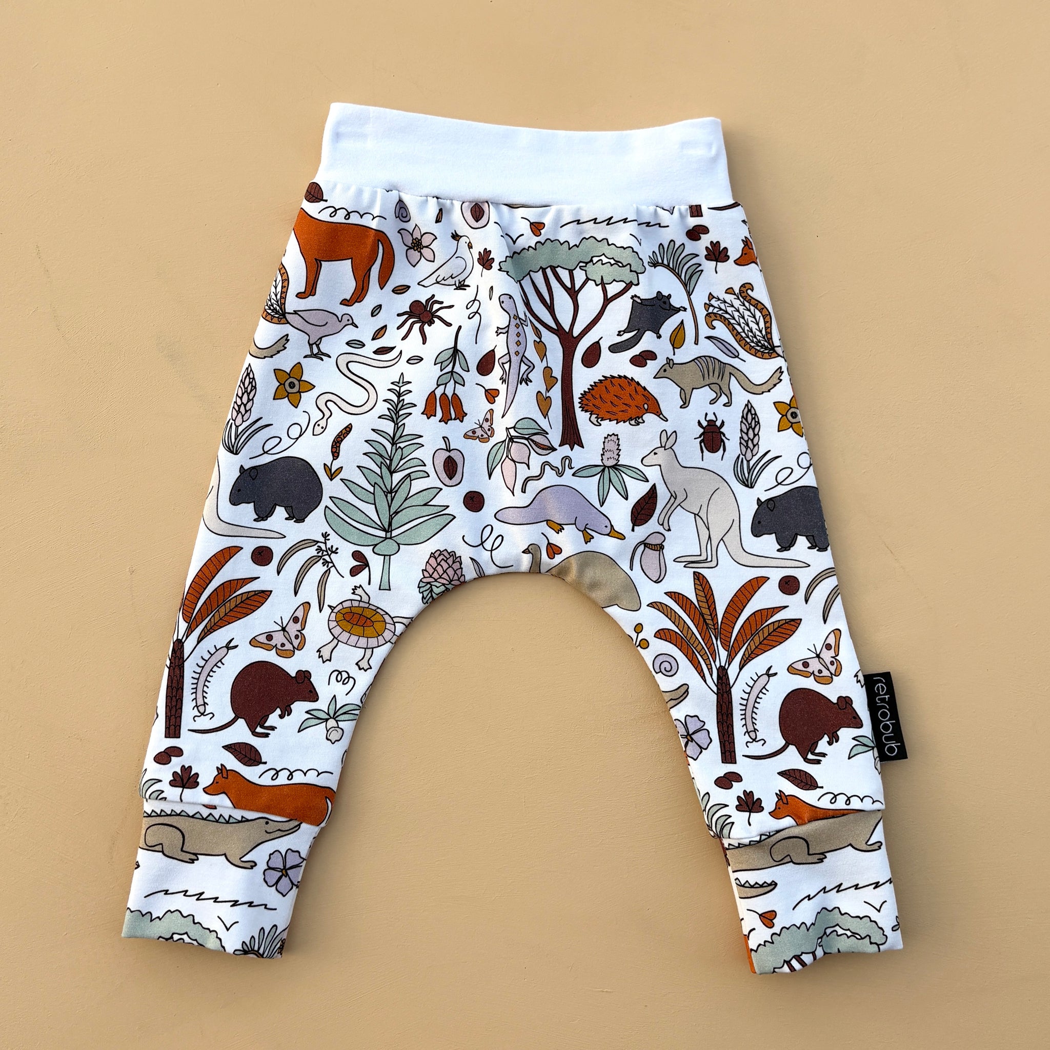 KOALA BUSHLAND harem leggings white
