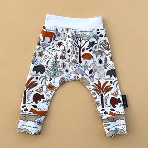 KOALA BUSHLAND harem leggings white