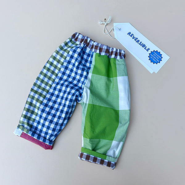 REVERSIBLE play pants - ALL CHECKS
