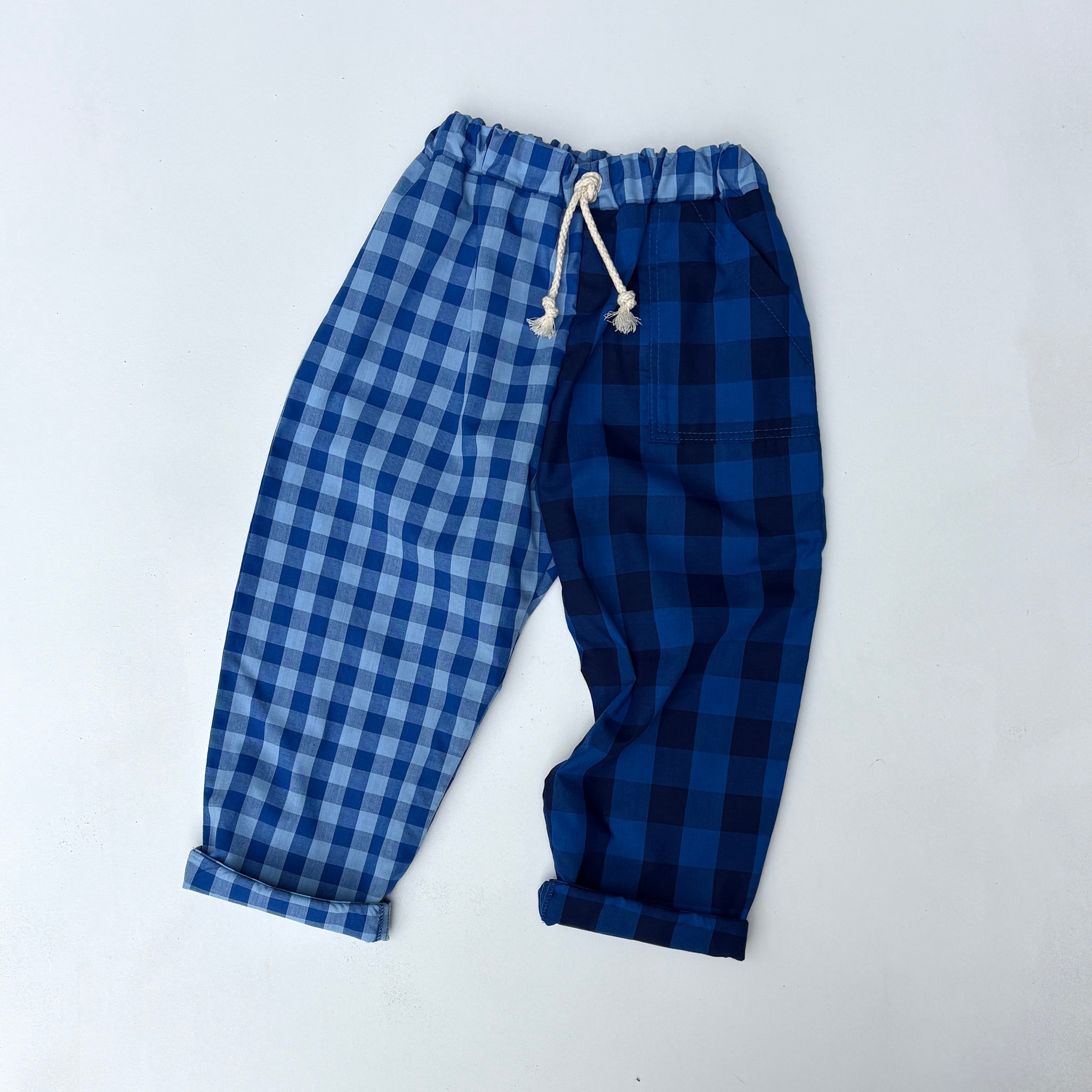 PLAY pants - blue checks