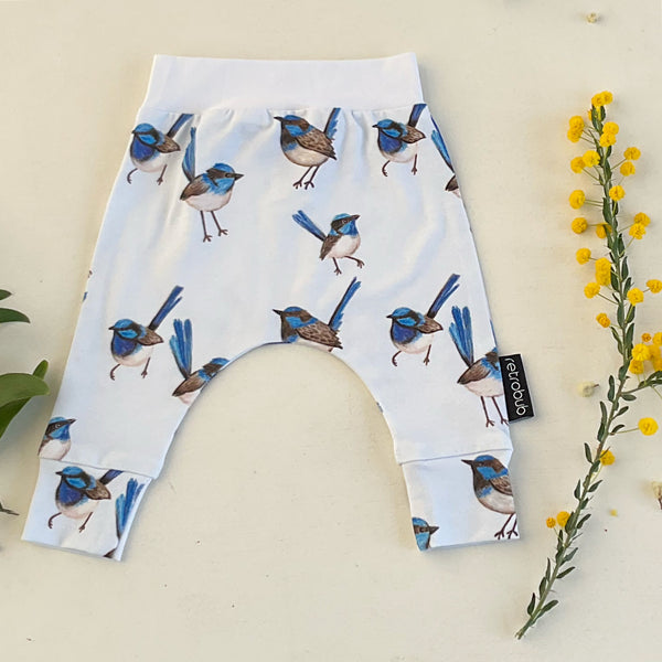 FAIRYWREN baby leggings white