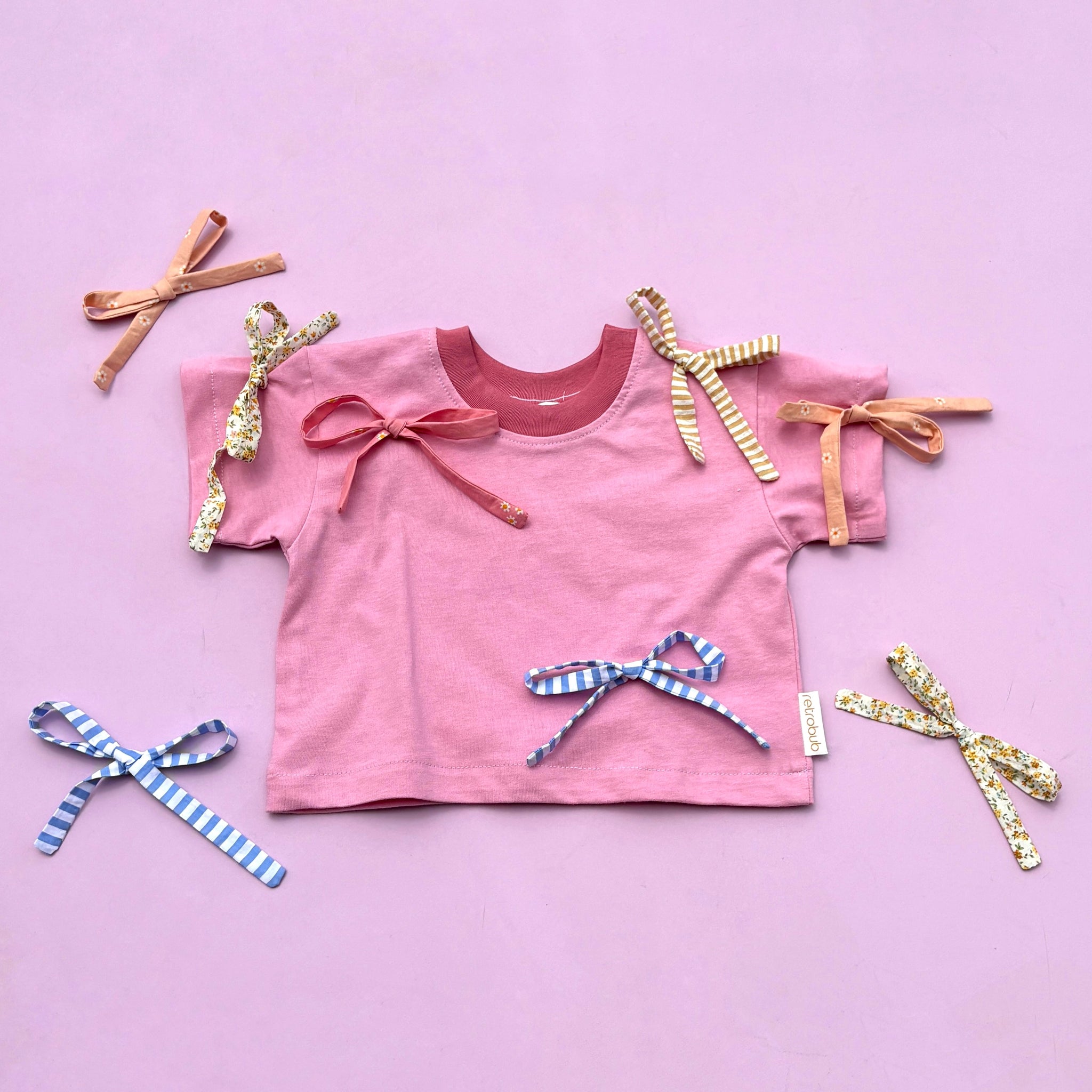 BOWS tshirt - pink