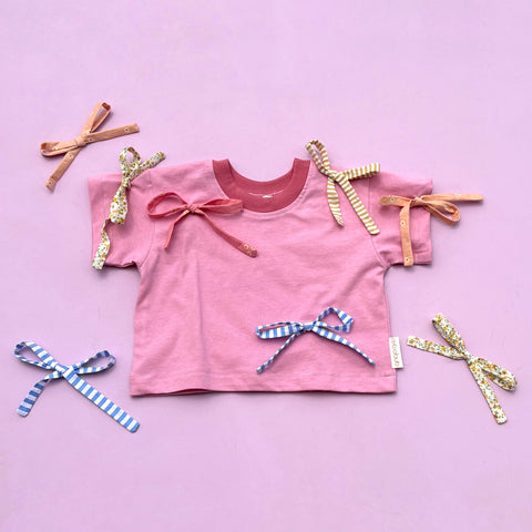 BOWS tshirt - pink