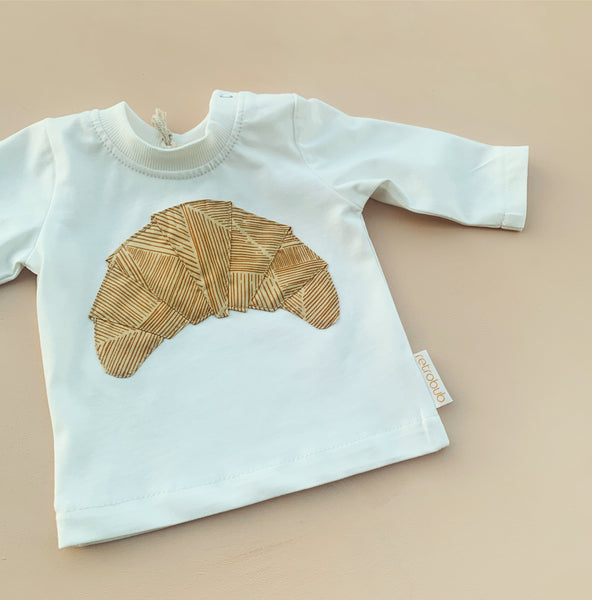 CROISSANT  baby long sleeve top
