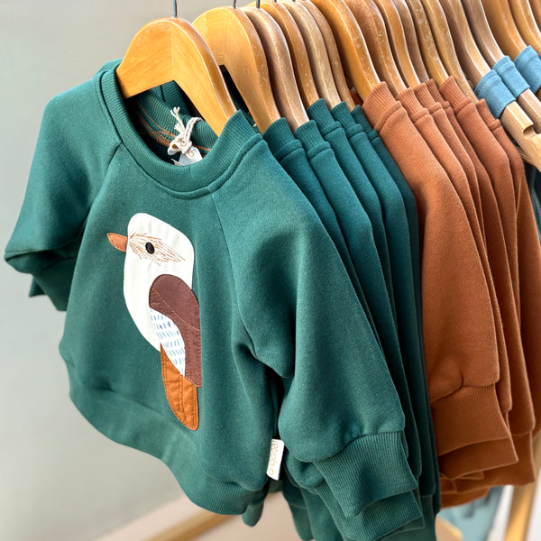 dark green KOOKABURRA sweater