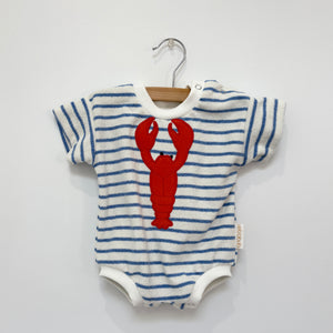 Lobster terry towelling onesie