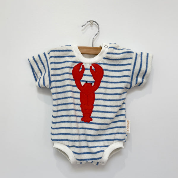 Lobster terry towelling onesie