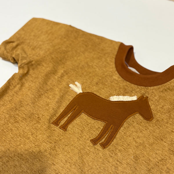 Wild Brumbies tee in goldenrod- sizes 1-5