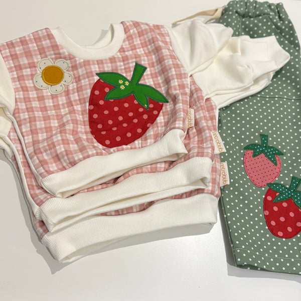 Sage spot Strawberry pants