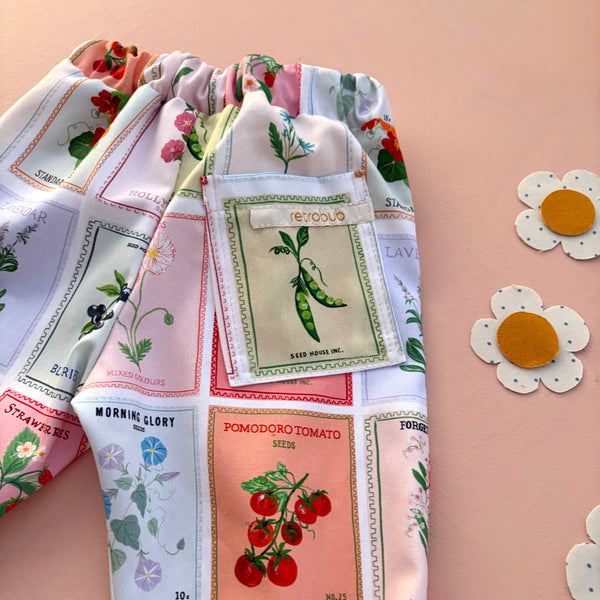 SEED PACKETS pop-on pants
